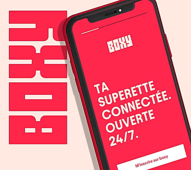 Screenshot of Boxy Mobile Application project